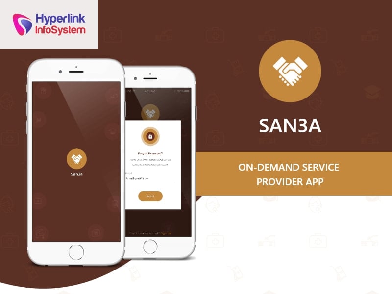 san3a – on-demand service provider app