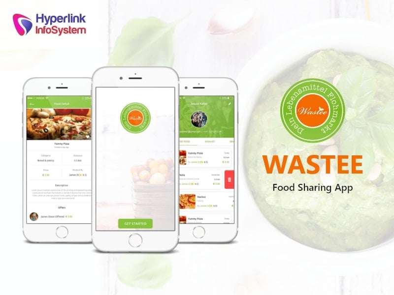 wastee food sharing app