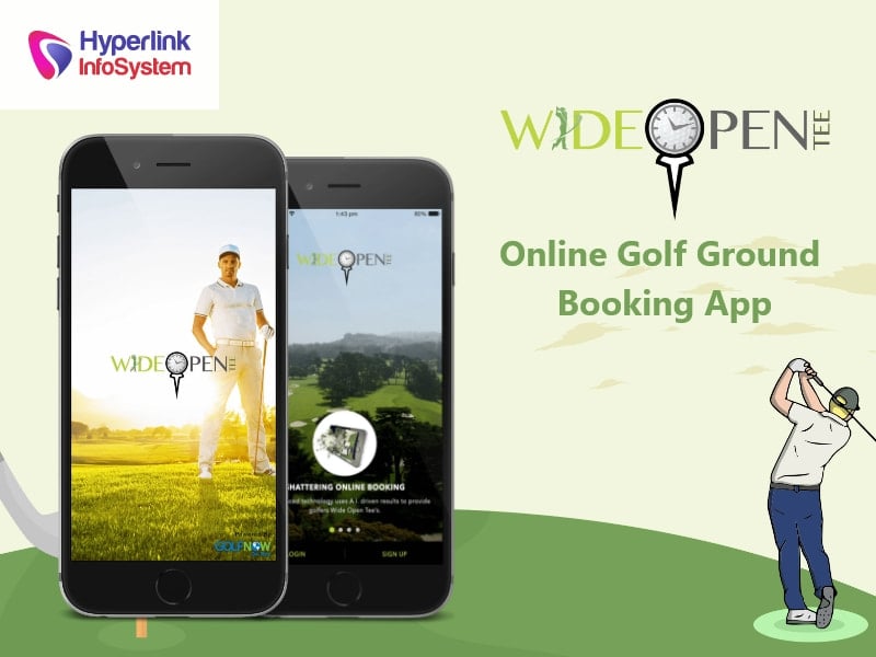 wide open tee – online golf ground booking app