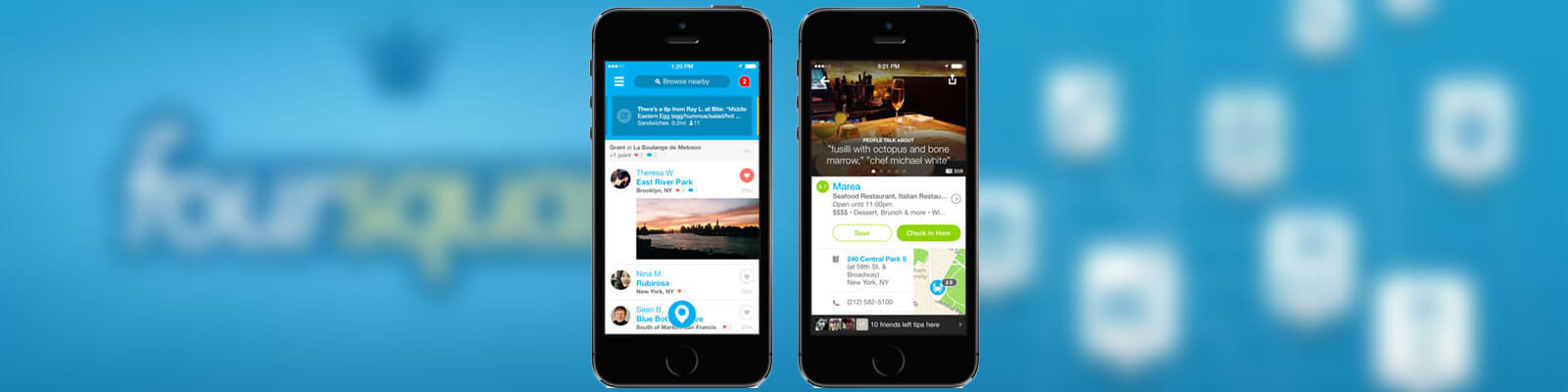 four square app development
