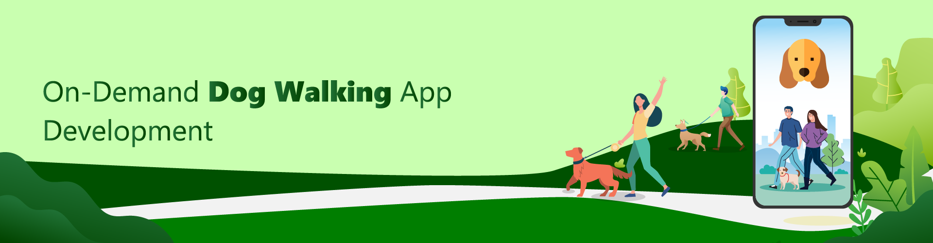 on-demand dog walking app