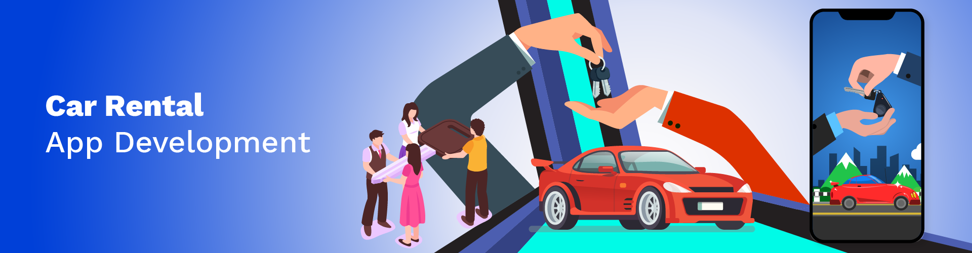 car rental app development