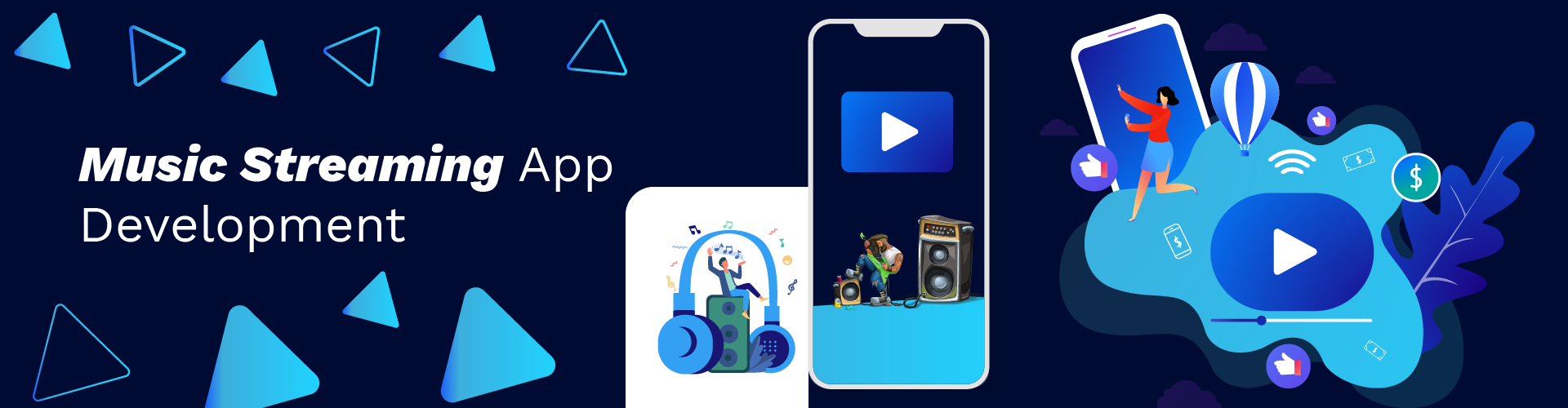 music streaming app development