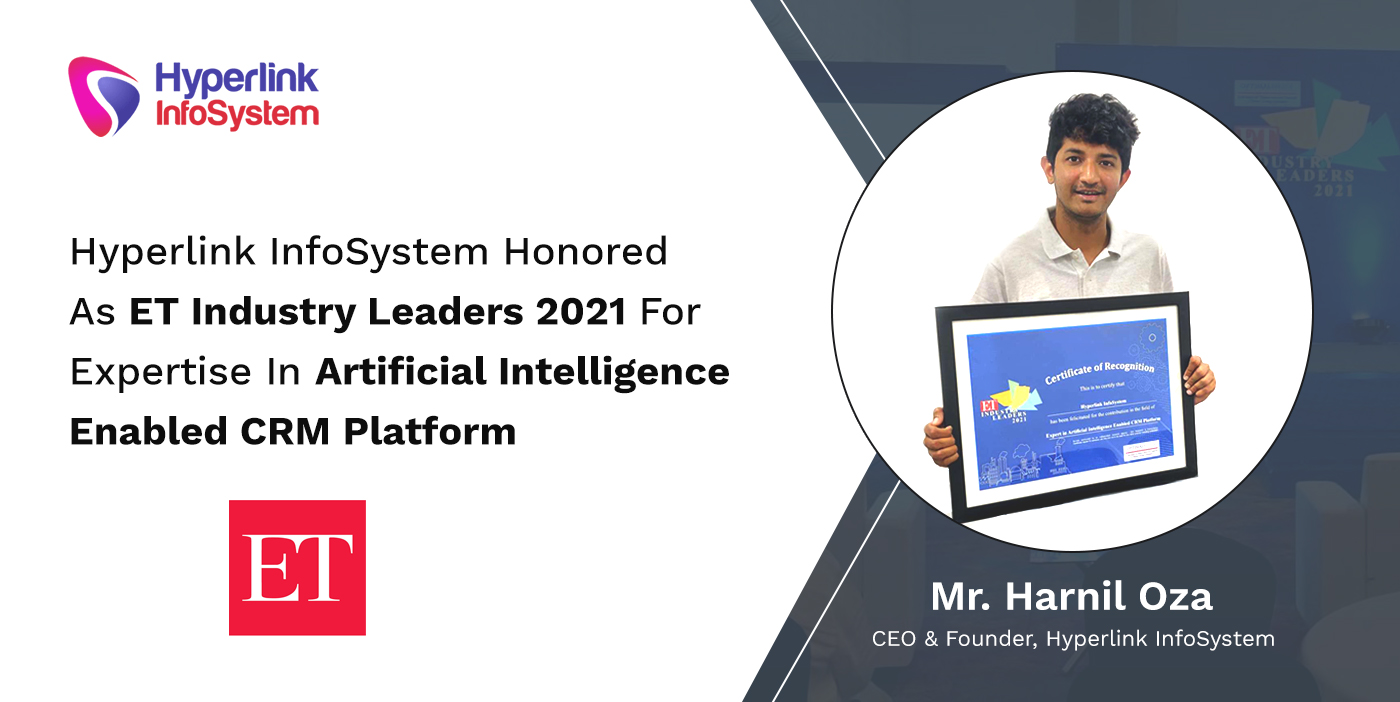 hyperlink infosystem honored as et industry leaders 2021