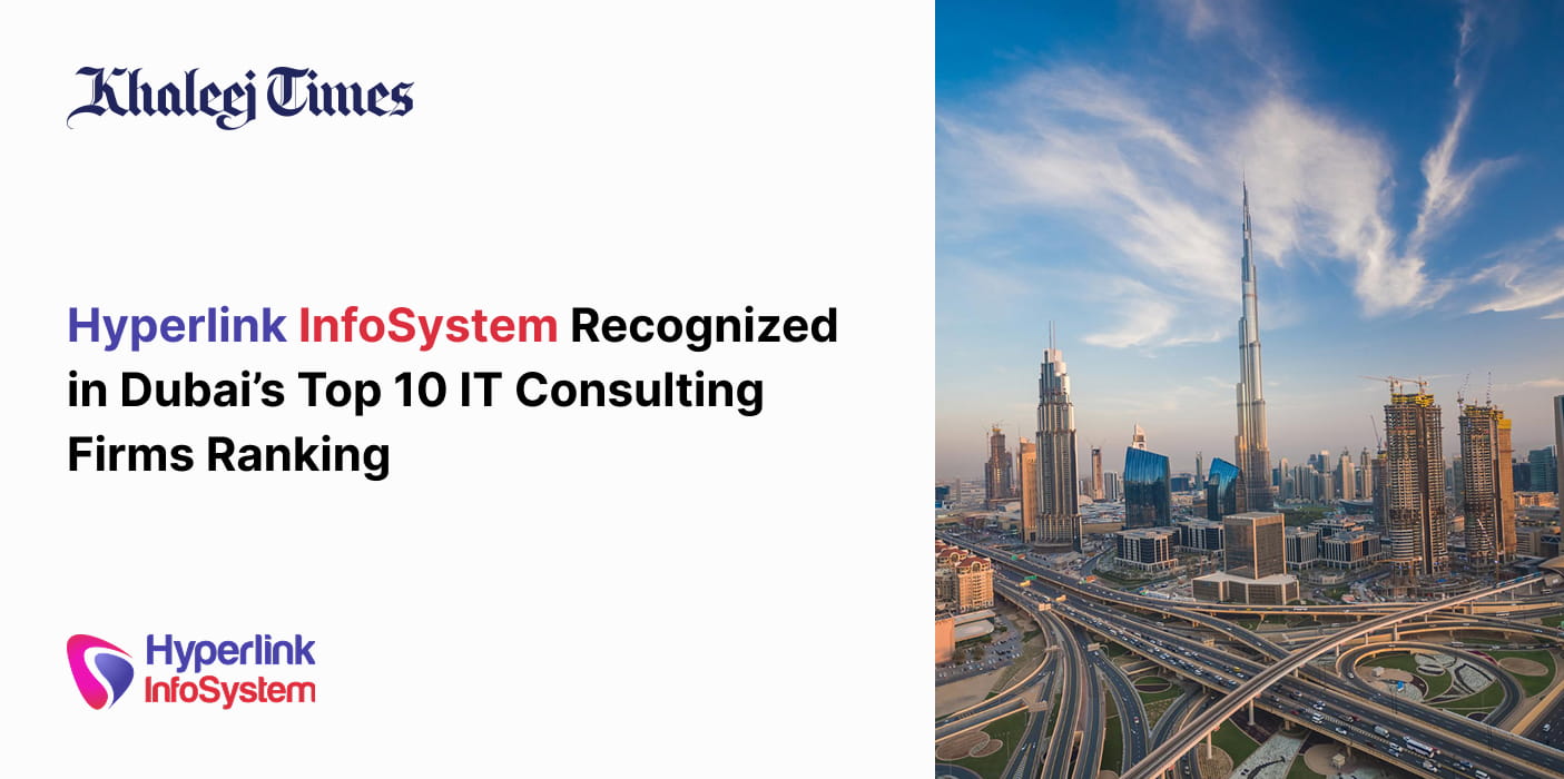 hyperlink infosystem featured in khaleej times top it firms dubai 2024