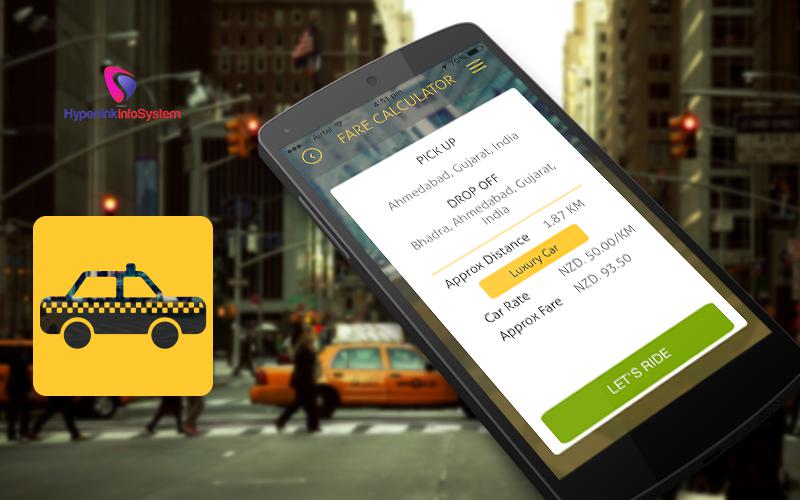 taxi booking app development