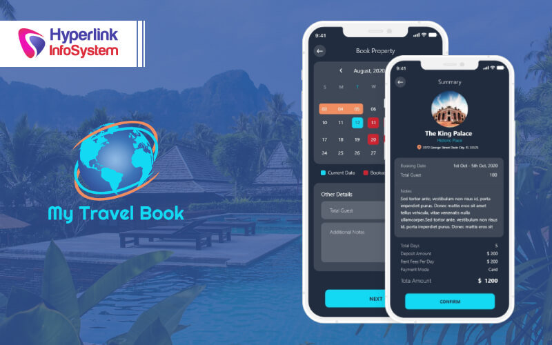 my travelbook app