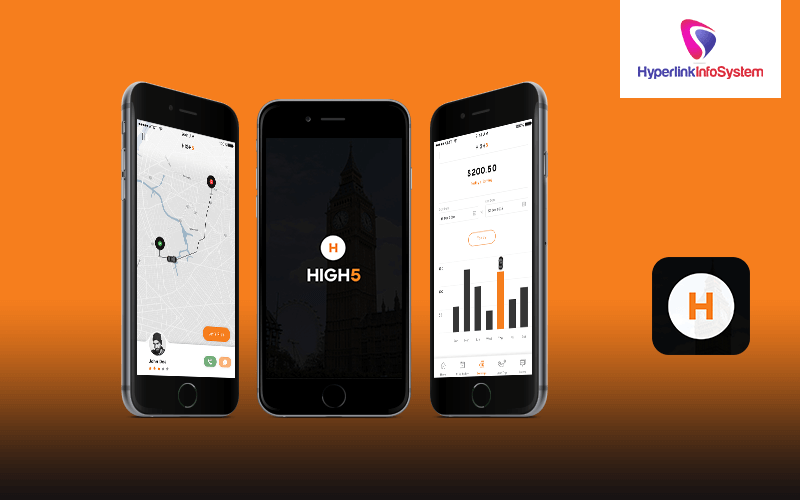 high5 taxi application development