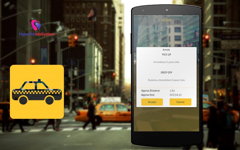 taxi booking app development