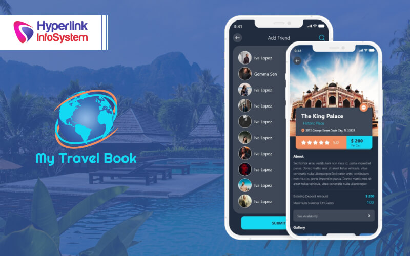 my travelbook app