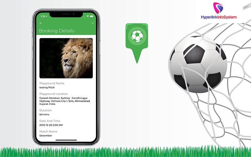 online football ground reservation app