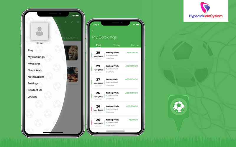 online football ground reservation app