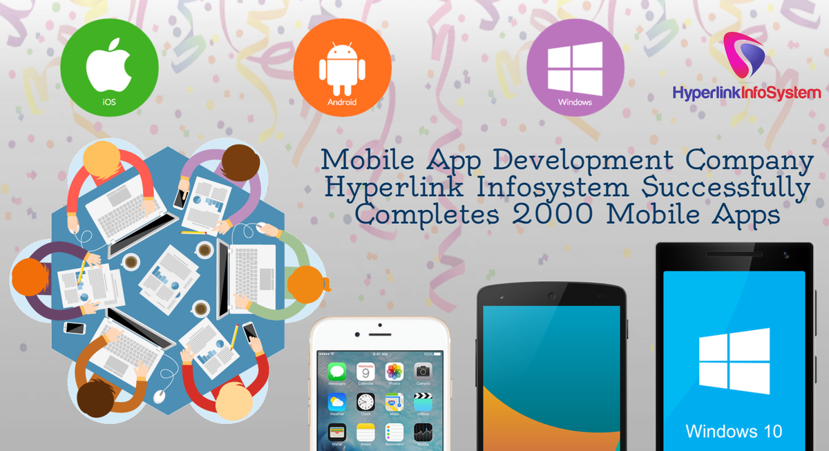 mobile app development company hyperlink infosystem successfully develops its 2000th mobile app