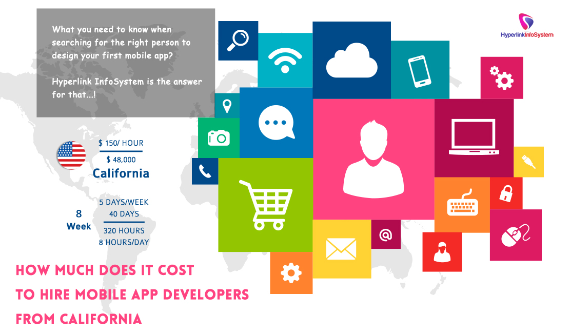 how much does it cost to hire mobile app developers from california