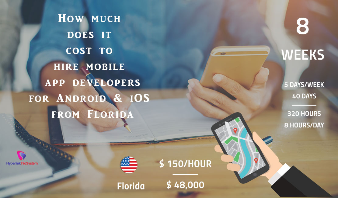 how much does it cost to hire mobile app developers for android and ios from florida