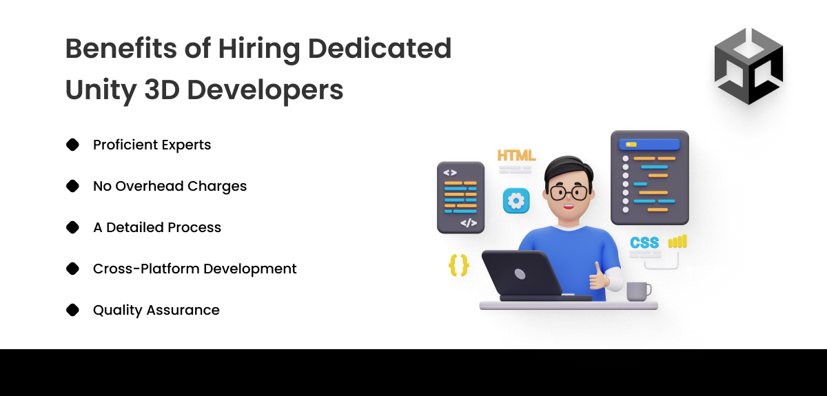 benefits of hiring dedicated unity 3d developers