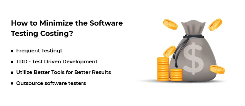how to minimize the software testing costing