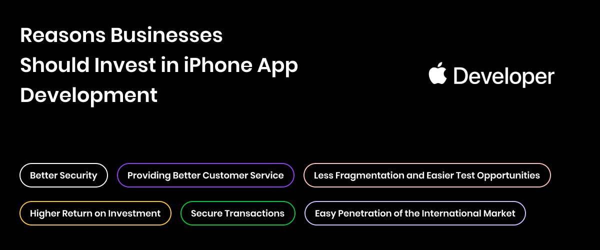 reasons businesses should invest in iphone app development