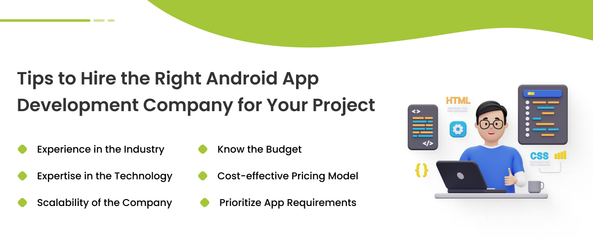 tips to hire android app development company